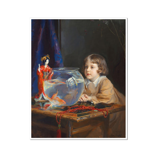 John de Laszlo and a Goldfish Bowl | Philip Alexius de László | 1918