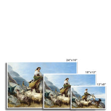 Load image into Gallery viewer, Goatherd on the Rock of Gibralter | Richard Ansdell | 1871
