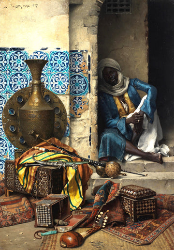 Un marchand d'objets d'art | Ludwig Deutsch | 1887