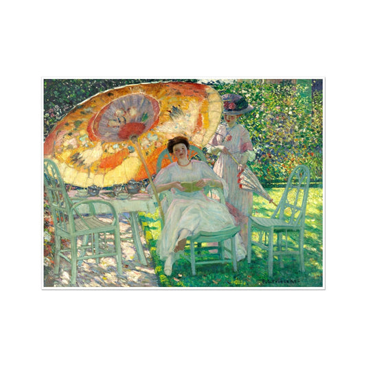 The Garden Parasol | Frederick Carl Frieseke | 1910