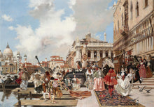 Load image into Gallery viewer, The Carnival, Venice | François Flameng | 19th Century
