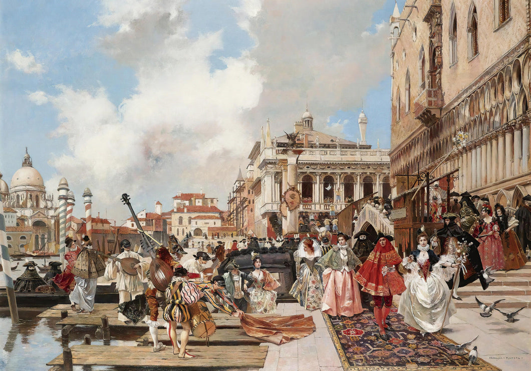 The Carnival, Venice | François Flameng | 19th Century