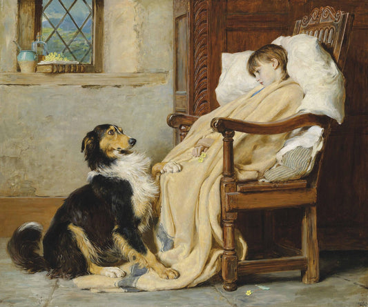 Old Playfellows | Briton Rivière | 1883