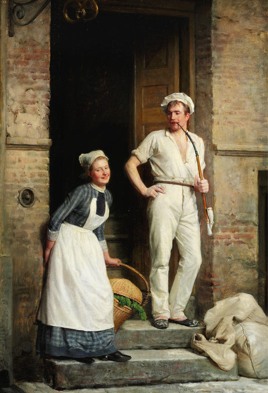 Un jeune boulanger se refroidit | Carl Bloch | 1888