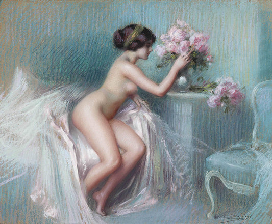 Arranging Summer Blooms | Delphin Enjolras | 1900