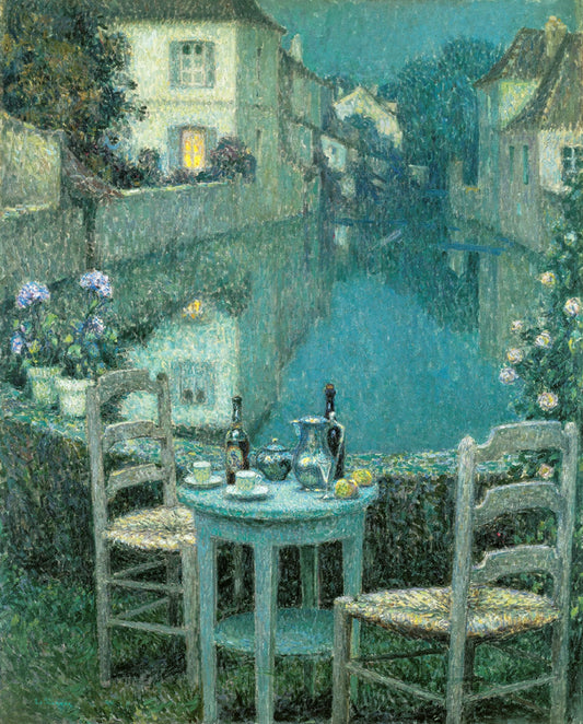 Small Table in Evening Dusk | Henri Le Sidaner | 1921