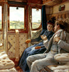 Couple in a Train Compartment | Ricardo López Cabrera | 1895