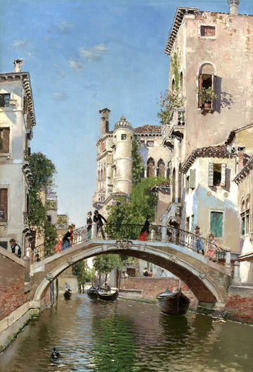 Canal in Venice | Martin Rico y Ortega | 1875
