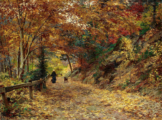 Falling Leaves | Olga Wisinger-Florian | 1899
