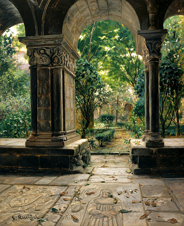 Poblet Monastery | Santiago Rusiñol | 1902