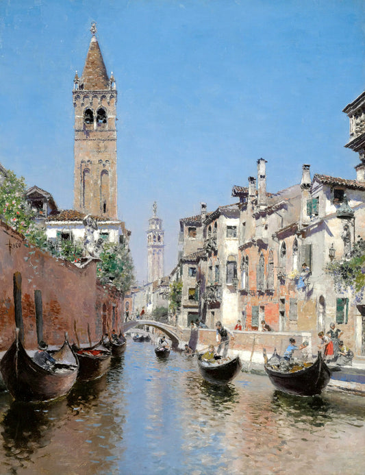 Rio Di San Barnaba, Venice | Martín Rico y Ortega | 19th Century