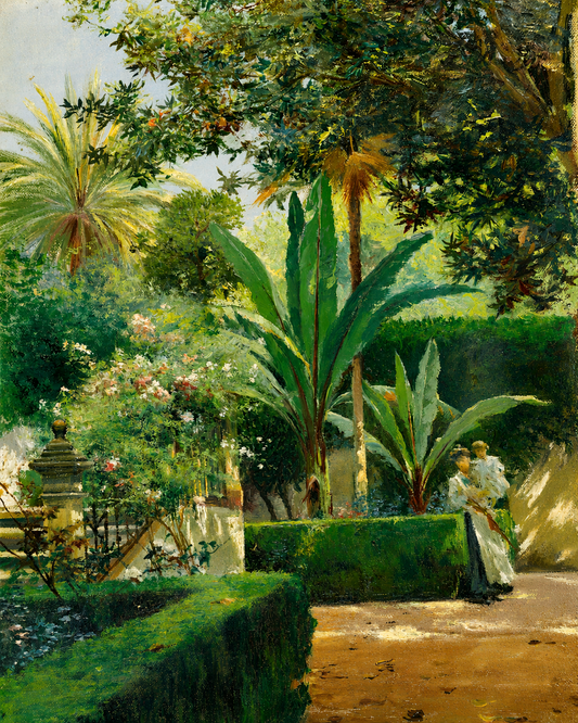 A Garden in Seville | Manuel García y Rodríguez | 1913