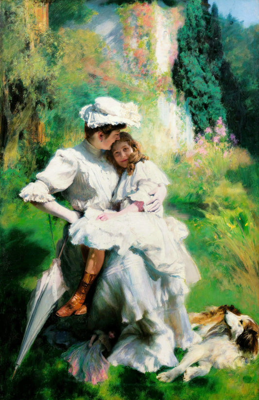Tendresse maternelle | Émile Friant | XIXe siècle