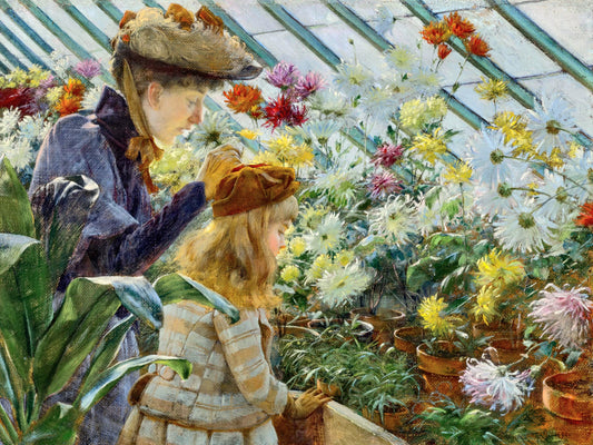 Chrysanthemums | Charles Courtney Curran | 1890