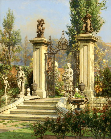 The Garden Gate | William Logsdail | 19th Century