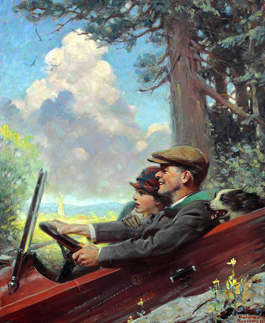 Comfort in Safety | Norman Rockwell | 1924