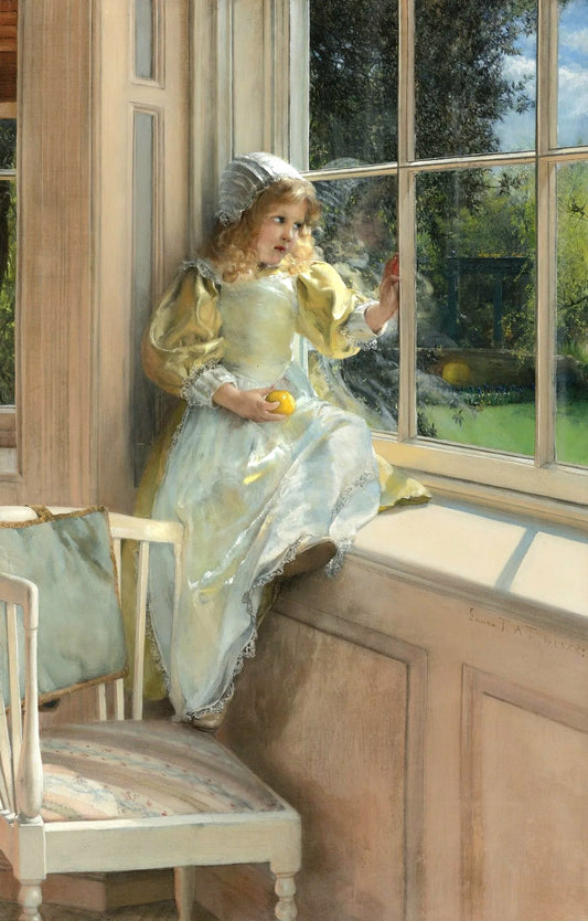 Looking Out a Window | Laura Theresa Alma-Tadema | 1881