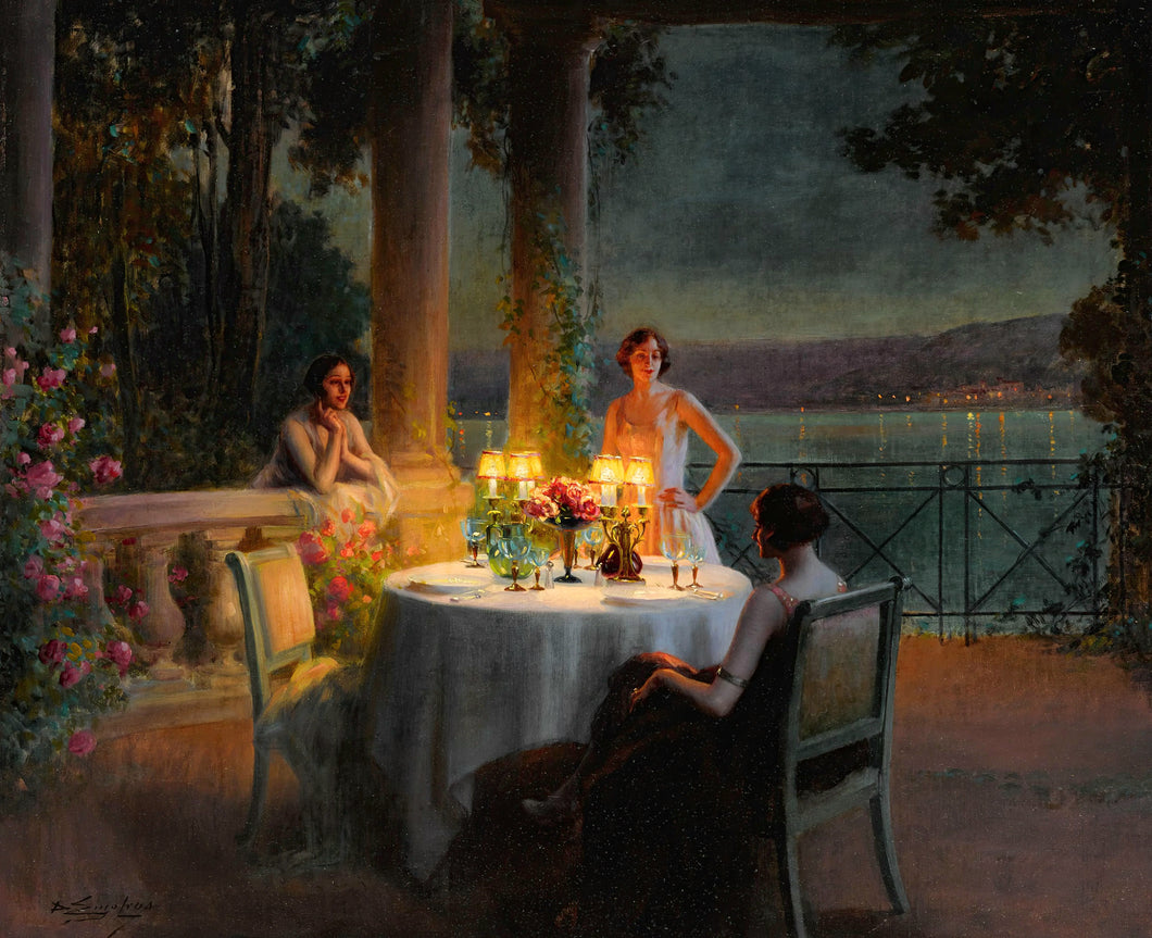 Candlelit Dinner | Delphin Enjolras | 19th Century