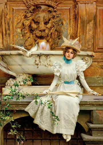 Alla Fontana | Vittorio Matteo Corcos | 1896