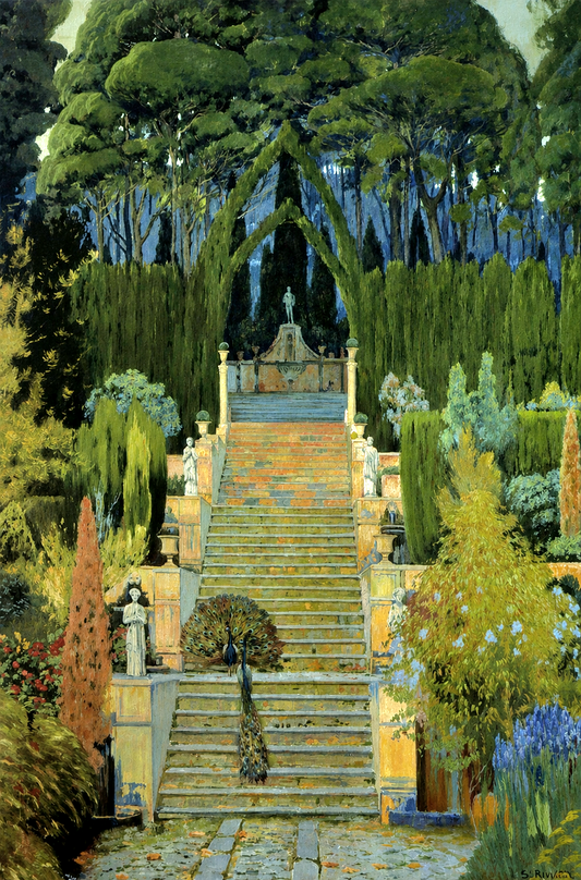 Stately Garden, Raixa II | Santiago Rusiñol y Prats | 20 Century