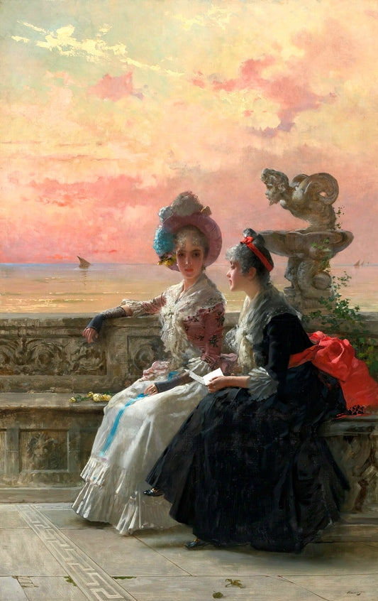 Un Secret Partagé | Vittorio Matteo Corcos | 1888