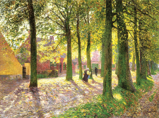 The Lane in Bachte-Maria-Leerne | Emile Claus | 1902