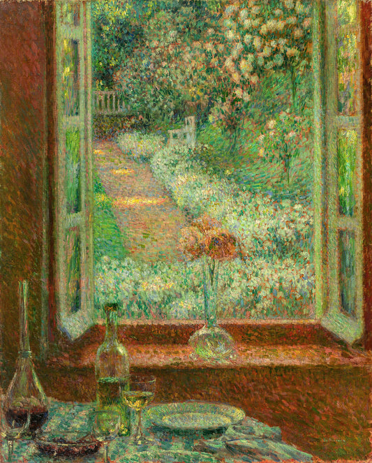 Window with Carnations, Gerberoy | Henri Le Sidaner | 1908