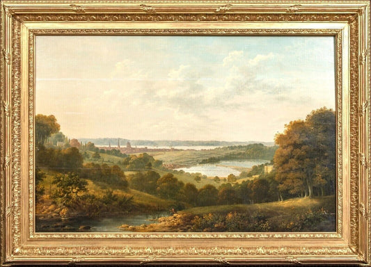 Southampton From The River Itchen | John Tobias Young | 18th Century