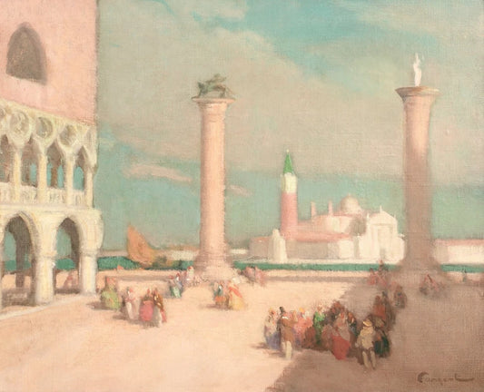 St Mark’s Square, Venice | Ferdinand Fargeot | 20th Century