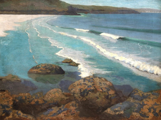 Whitesand Bay Cornwall | Archibald Wortley | 19th Century