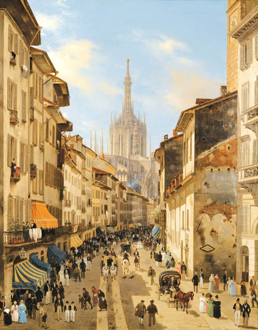 The Servant's Lane,  Milan | Giuseppe Canella | 1834