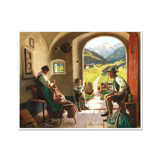 Une journée d'été au Tyrol | Emil Rau | XXe siècle