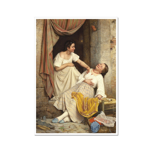 Laughing Girls | Carl Bloch | 1865