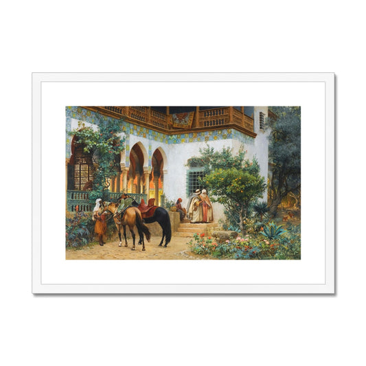 North African Courtyard | Frederick Arthur Bridgman | 1879