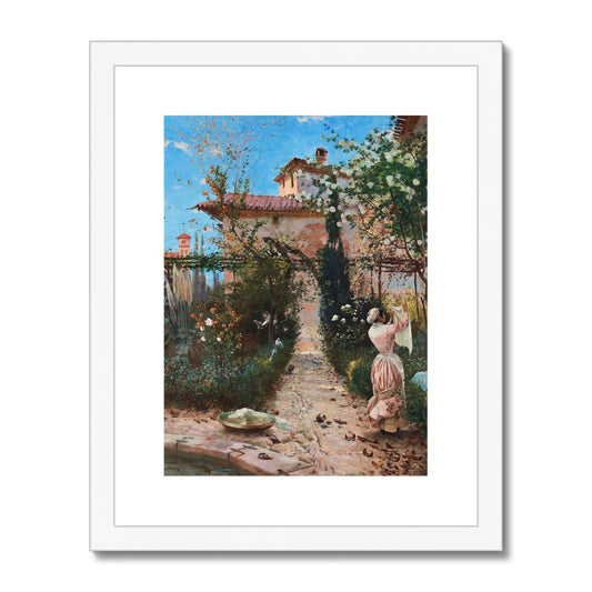 Garden Scene, Alhambra | Hugo Birger | 1885