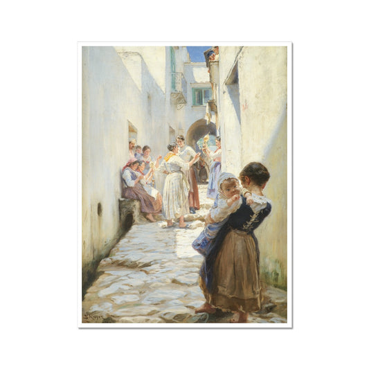 Une rue à Torello, Italie | Peder Severin Kroyer | 1890