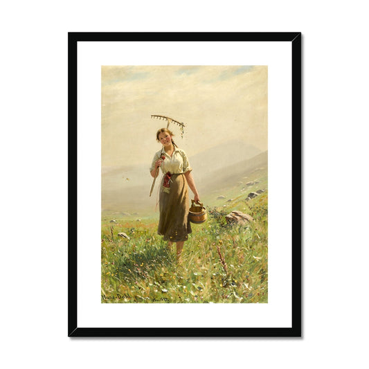 A Young Woman in the Meadow | Hans Dahl | 1894