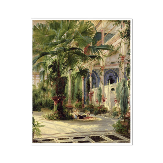 Dans la serre aux palmiers de Potsdam | Carl Blechen | 1834