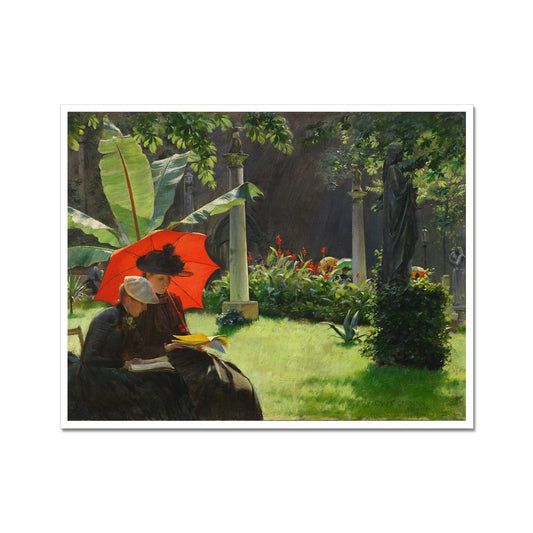 Après-midi au jardin de Cluny, Paris | Charles Courtney Curran | 1889