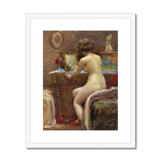 In Front of the Toilet Mirror | Vlaho Bukovac | 1914