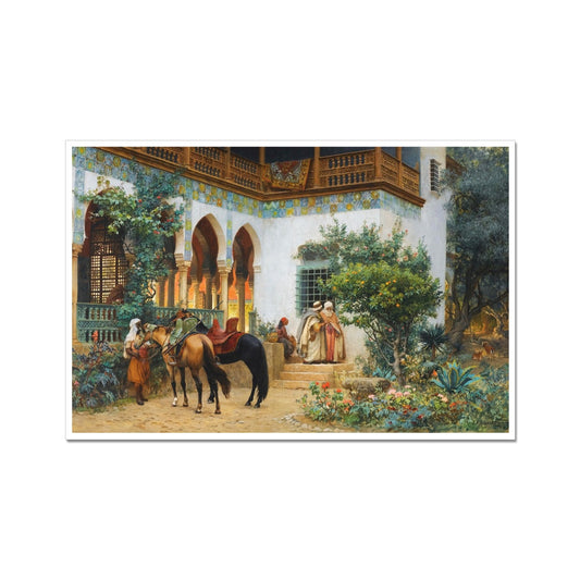 North African Courtyard | Frederick Arthur Bridgman | 1879