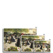 Load image into Gallery viewer, The Flower Market | Victor Gabriel Gilbert | 1880
