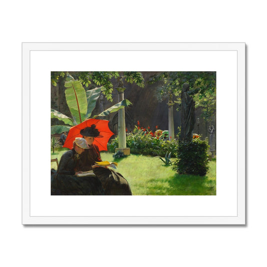 Afternoon in the Cluny Garden, Paris | Charles Courtney Curran | 1889