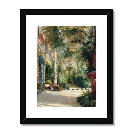 L'intérieur de la serre aux palmiers | Carl Blechen | 1832