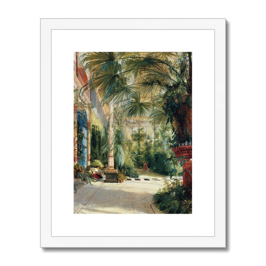 L'intérieur de la serre aux palmiers | Carl Blechen | 1832