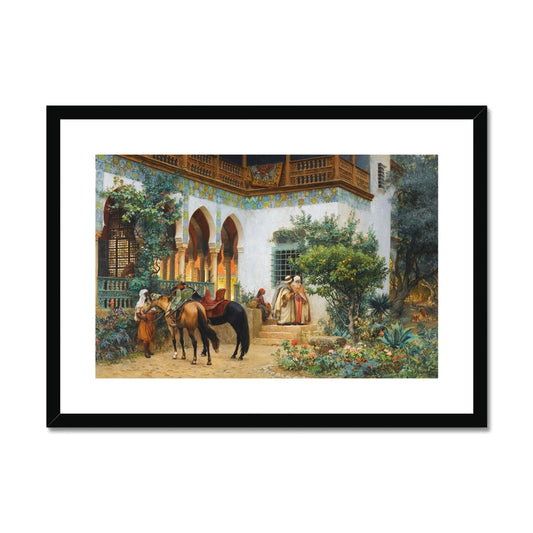 North African Courtyard | Frederick Arthur Bridgman | 1879