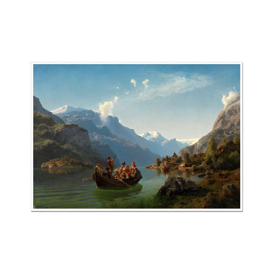 Hochzeitsreise in Hardanger | Adolph Tidemand &amp; Hans Gude | 1848