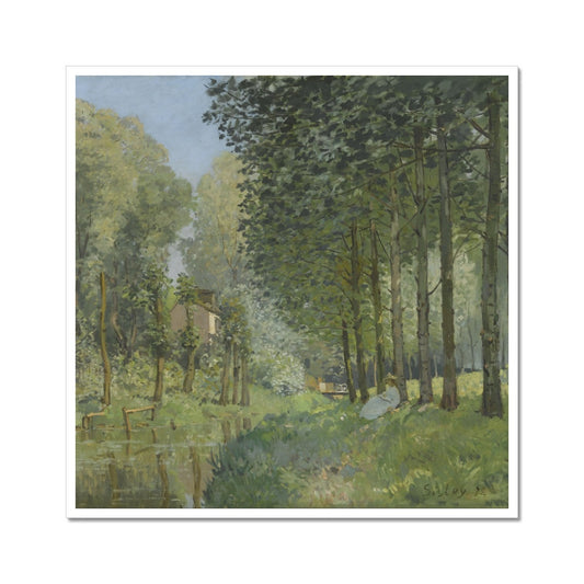 Repos au bord du ruisseau. À l'orée du bois | Alfred Sisley | 1878 