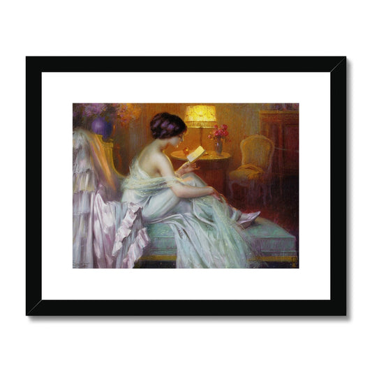 Reading at Lamp Light | Delphin Enjolras | 19th Century
