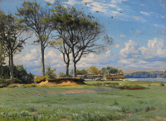Paysage de printemps | Peder Mørk Mønsted | 1893 